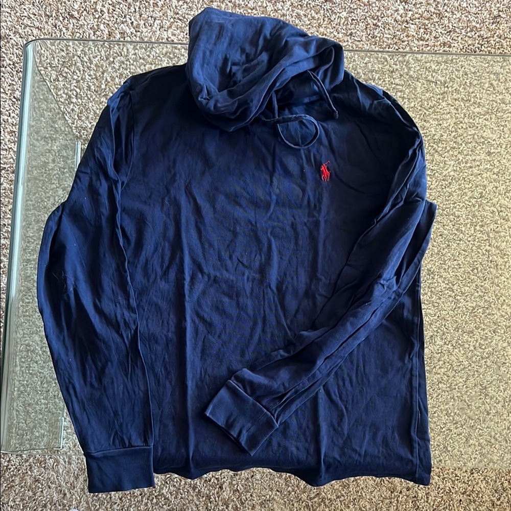 Navy Blue Hoodie by Polo Ralph Lauren size S